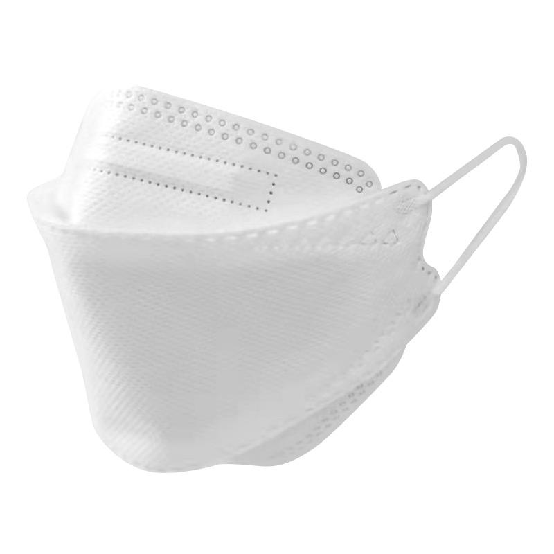 以安kn95口罩白色无纺布n95防尘带呼吸阀工业粉尘口罩5层独立袋装