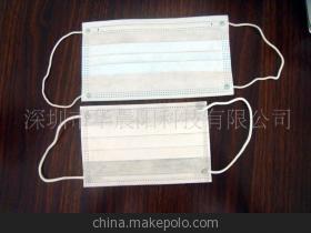 【供应一次性无纺布口罩,三层无纺布口罩(图)】价格,厂家,图片,其他防静电产品,深圳市华晨阳科技-