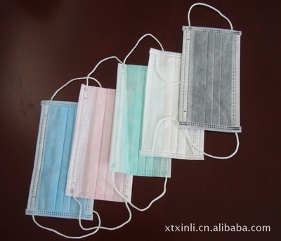 【厂家生产无纺布多色耳挂口罩】价格,厂家,图片,服饰口罩,仙桃市新利塑料-